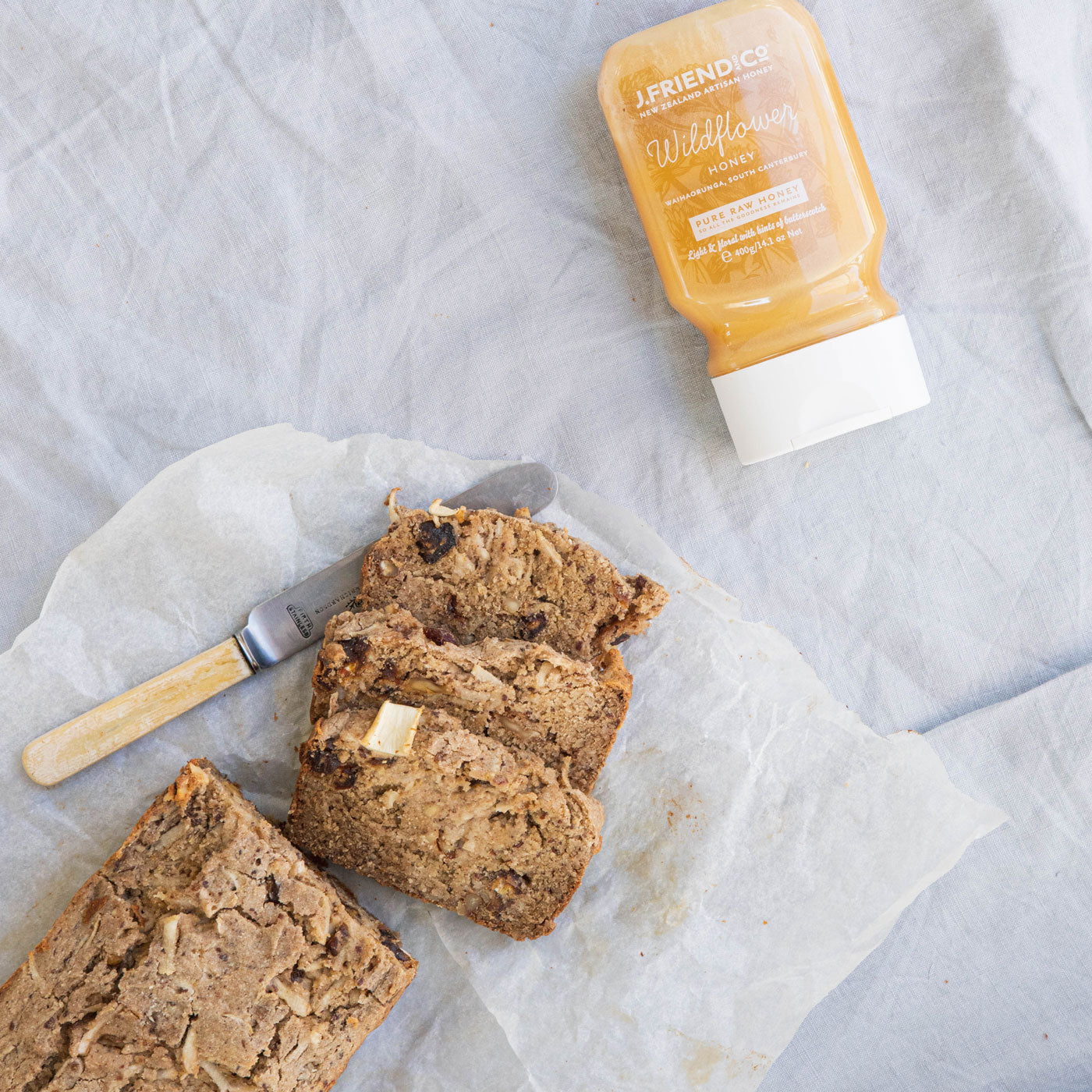 Two Raw Sisters – Parsnip, Ginger and Yoghurt Loaf – J.Friend & Co