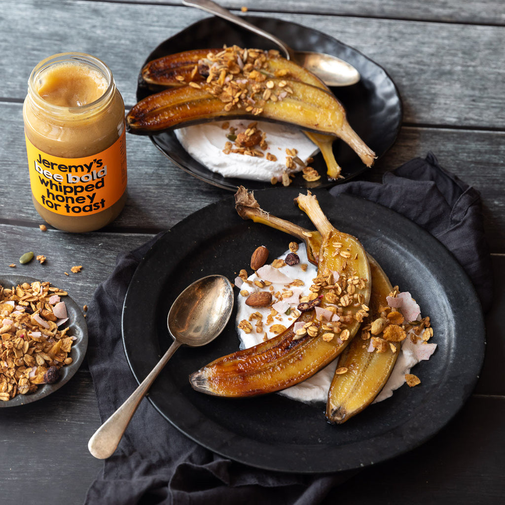 Honey Caramelized Bananas (serves 2) J.Friend & Co