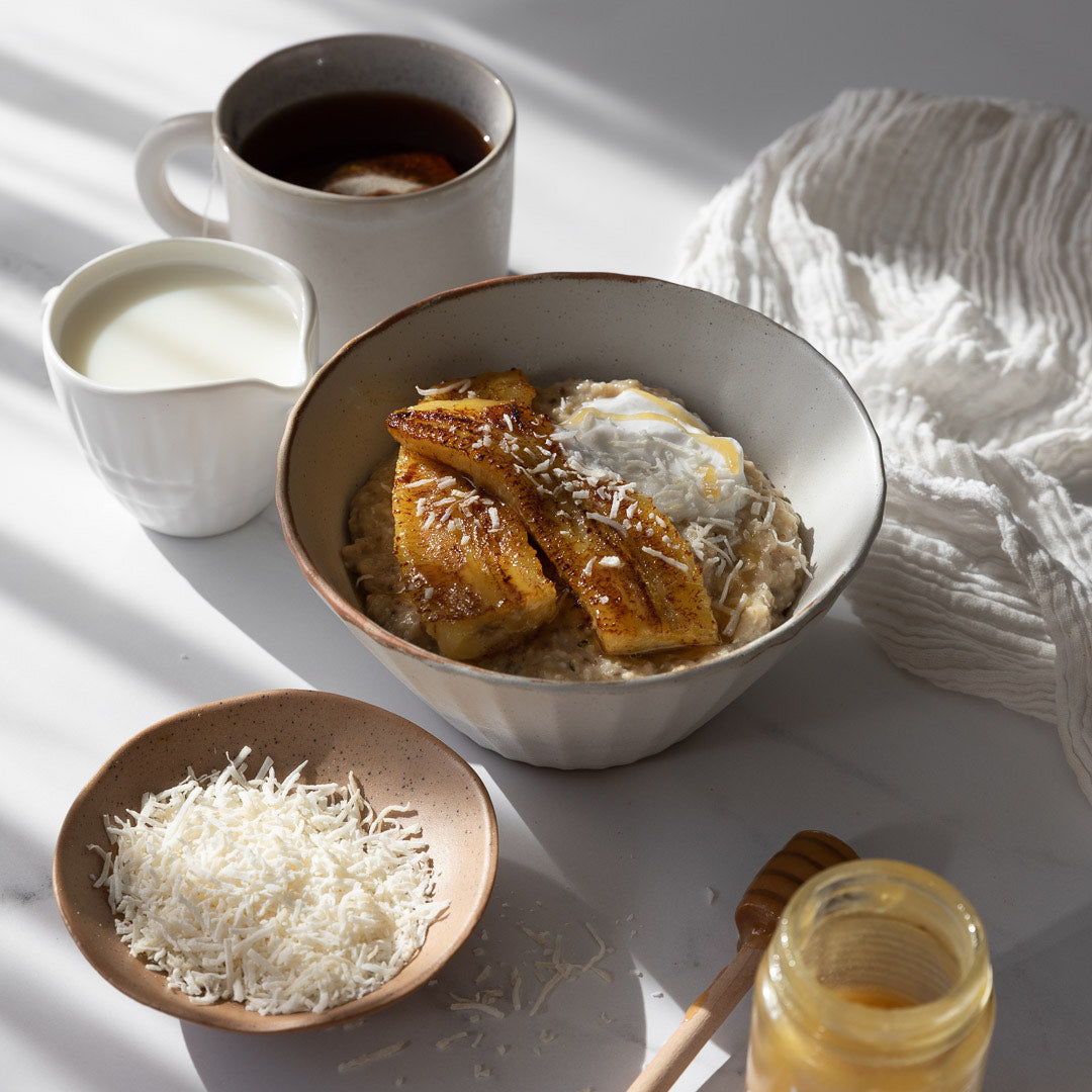 Honey & Coconut porridge (serves 1) – J.Friend & Co