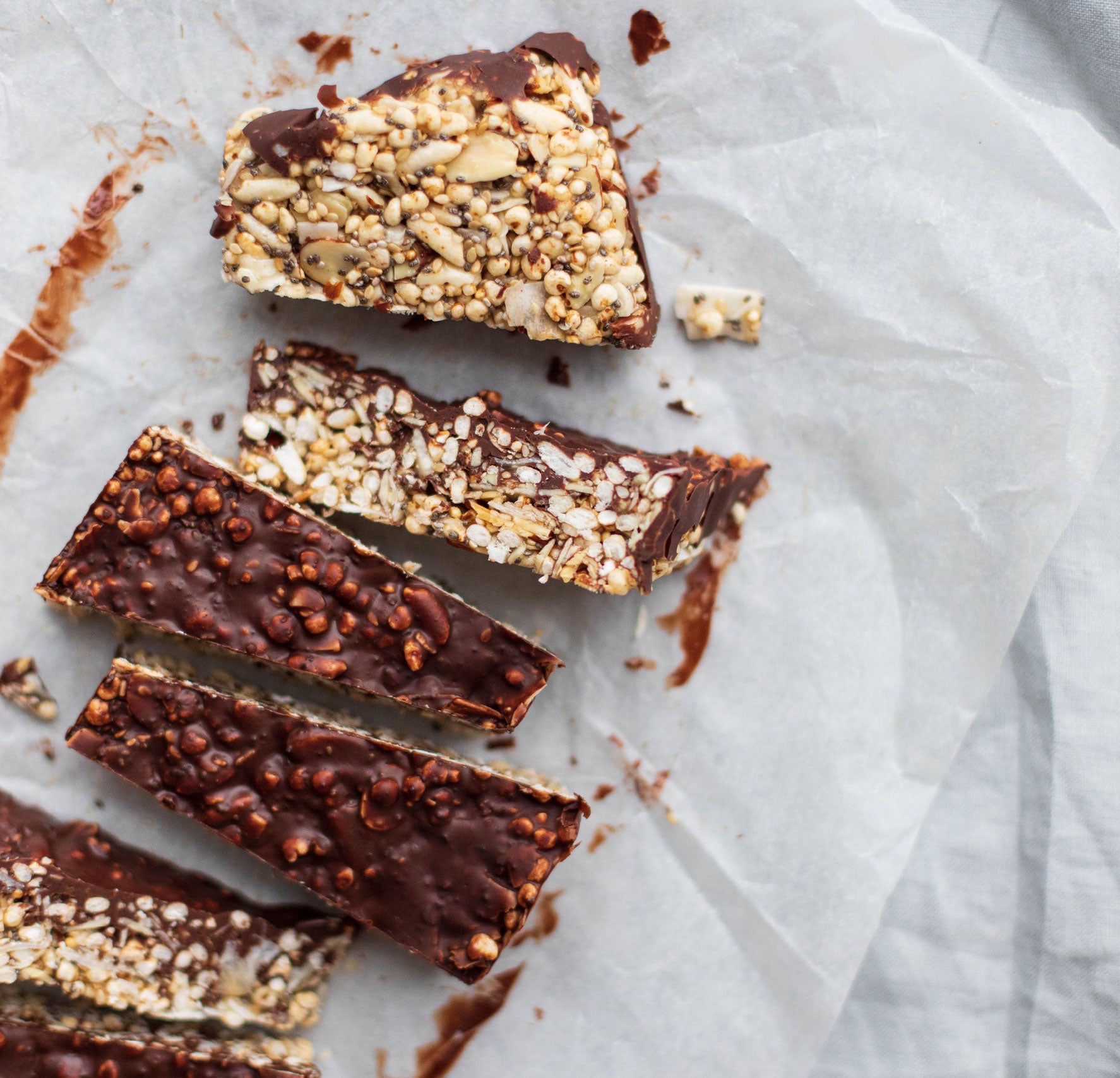 Two Raw Sisters – Rice Bubble Slice – J.Friend & Co