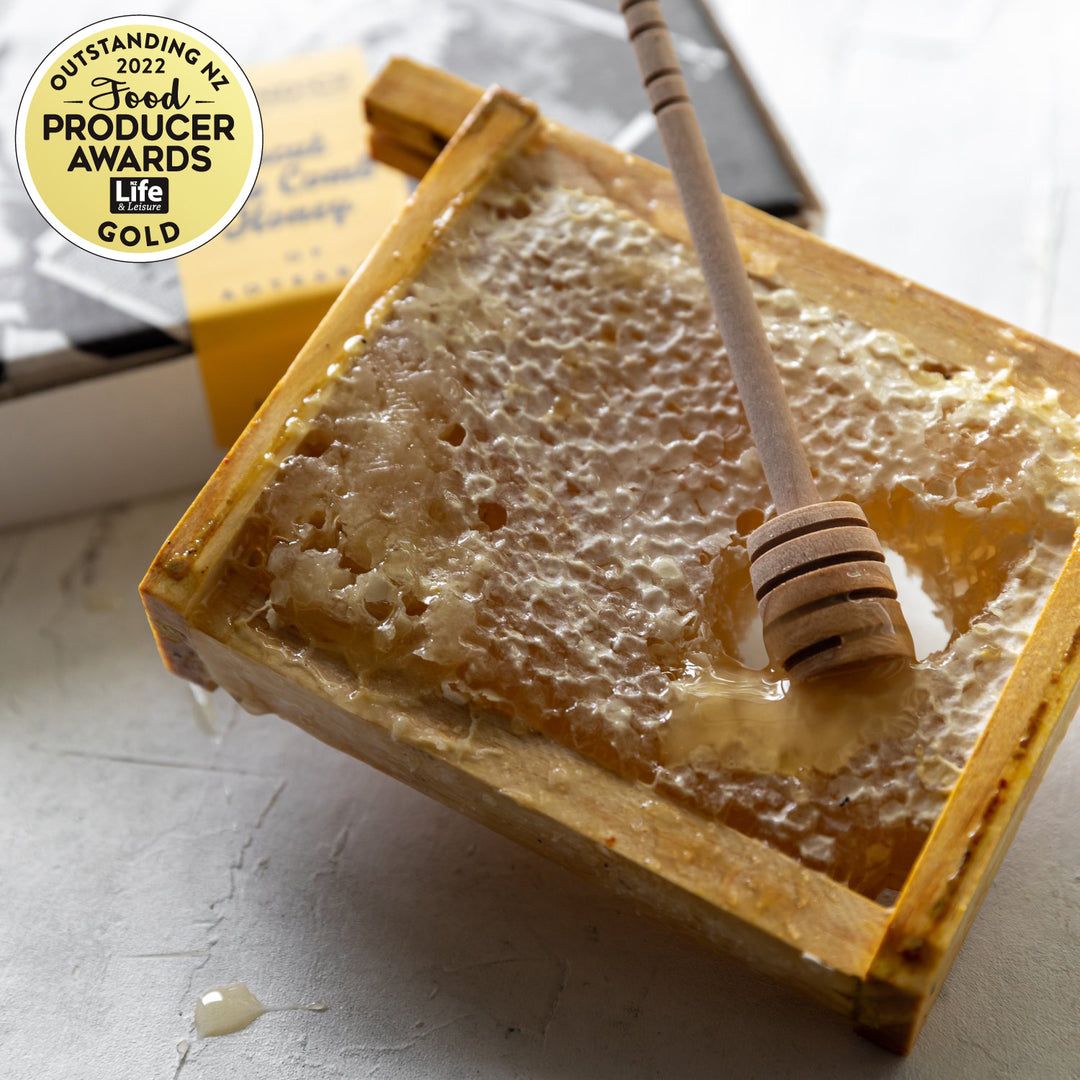 Frame Uncut Raw Comb Honey (380g net)