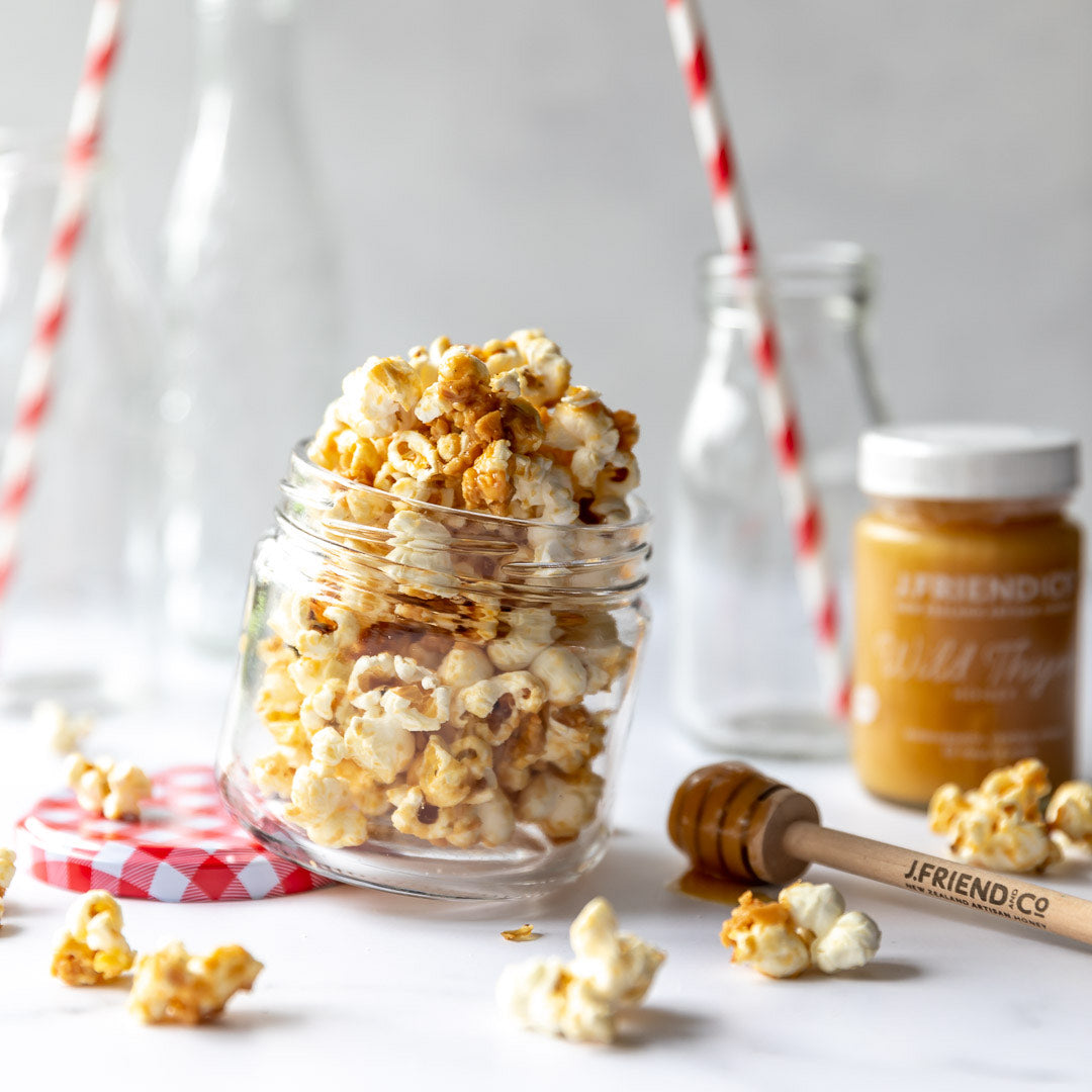 Peanut Butter & salted honey popcorn