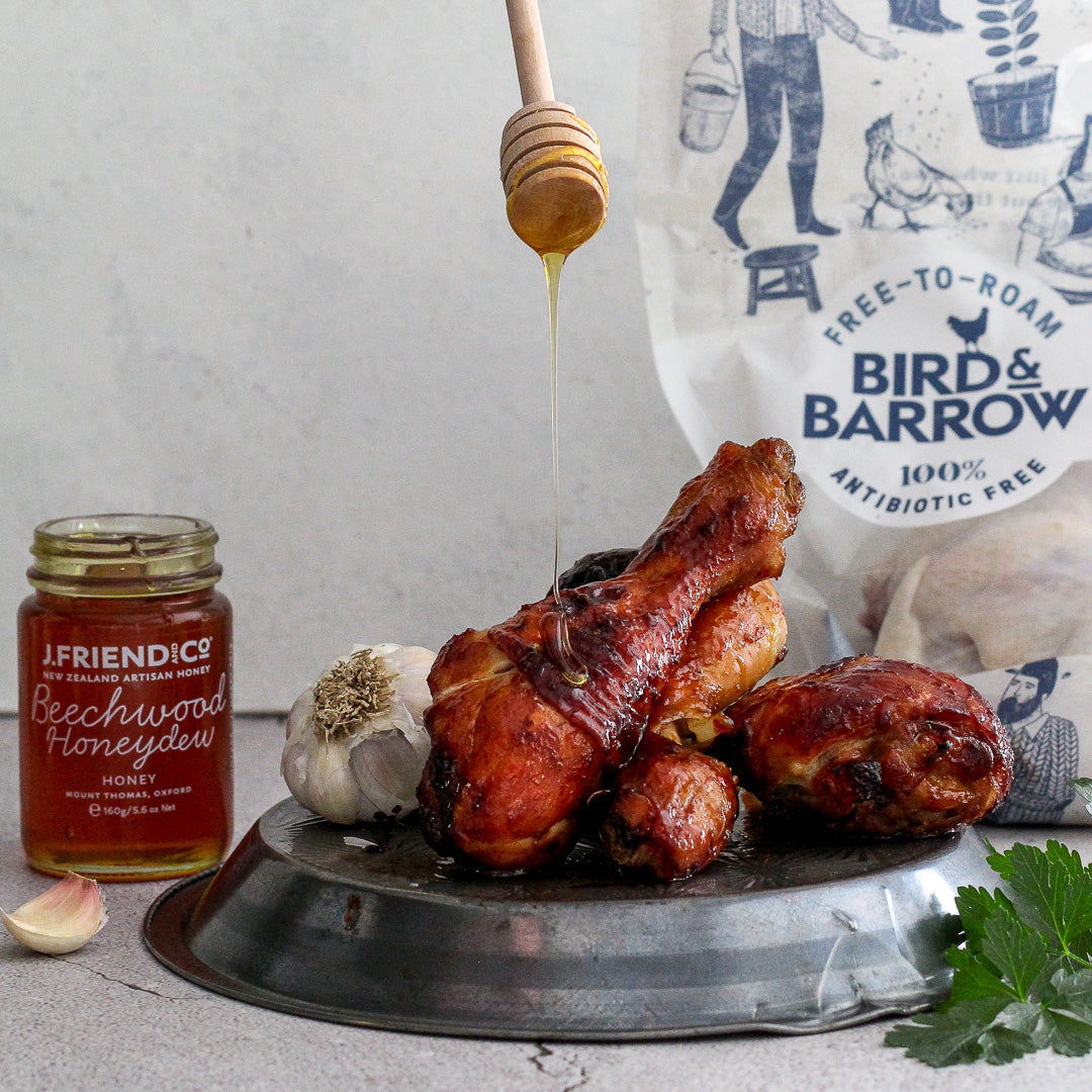 Bird & Barrow – Honey Soy Chicken Drumsticks