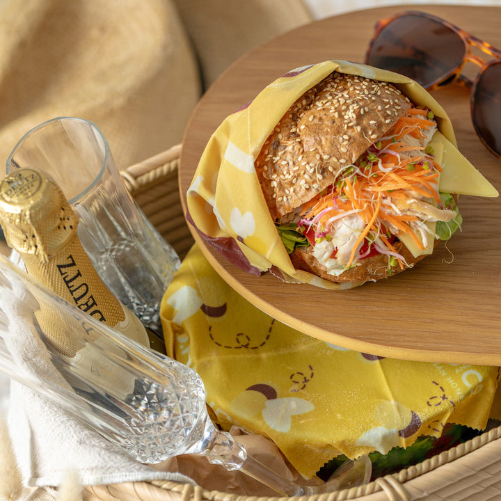 Reusable Natural Beeswax Food Wrap