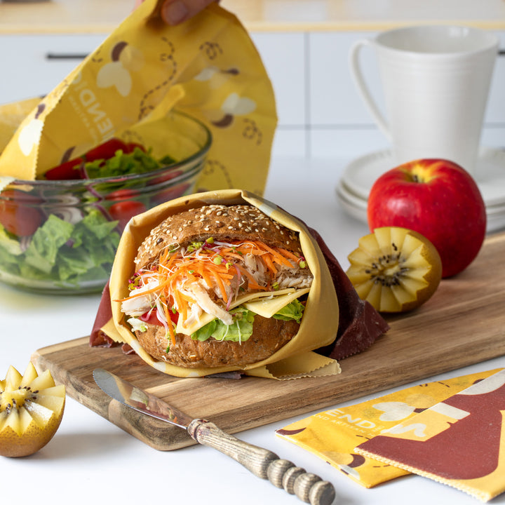 Reusable Natural Beeswax Food Wrap